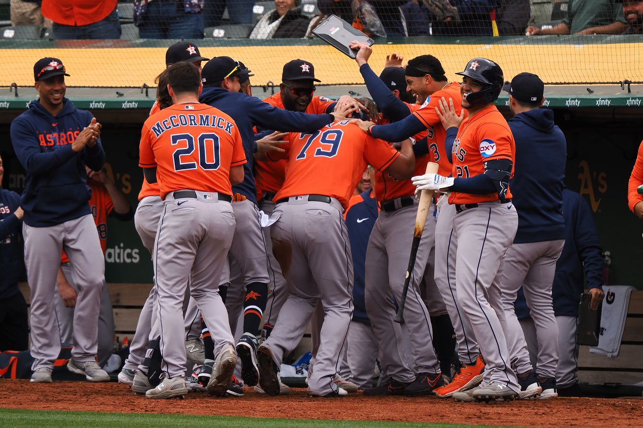 MLB: Houston Astros at Oakland Athletics