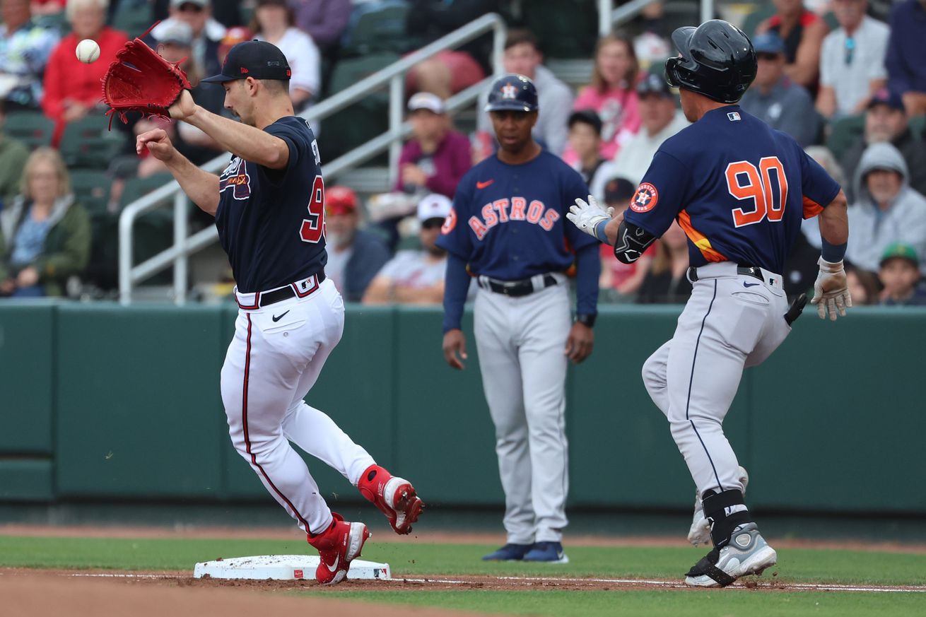 MLB: Spring Training-Houston Astros at Atlanta Braves