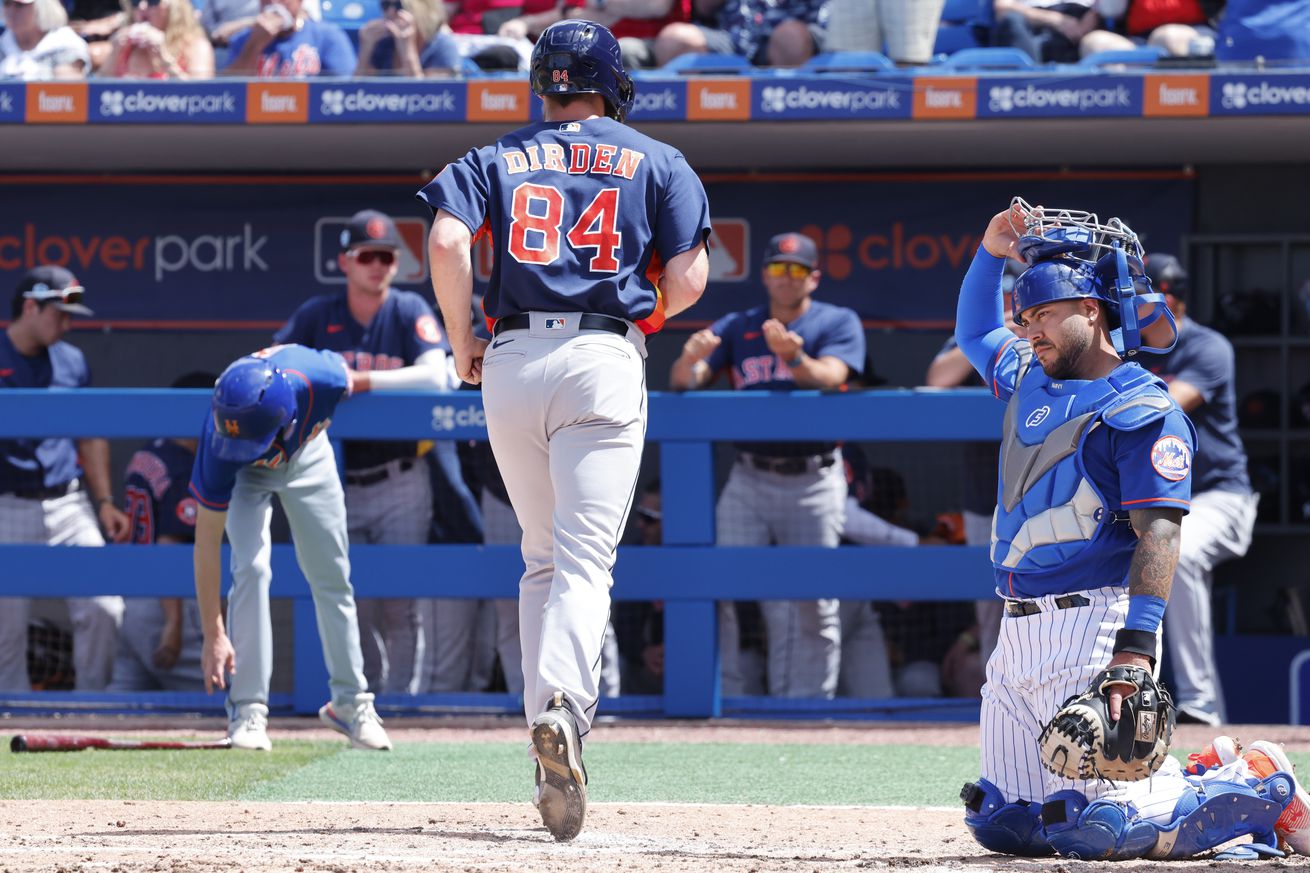 MLB: Spring Training-Houston Astros at New York Mets