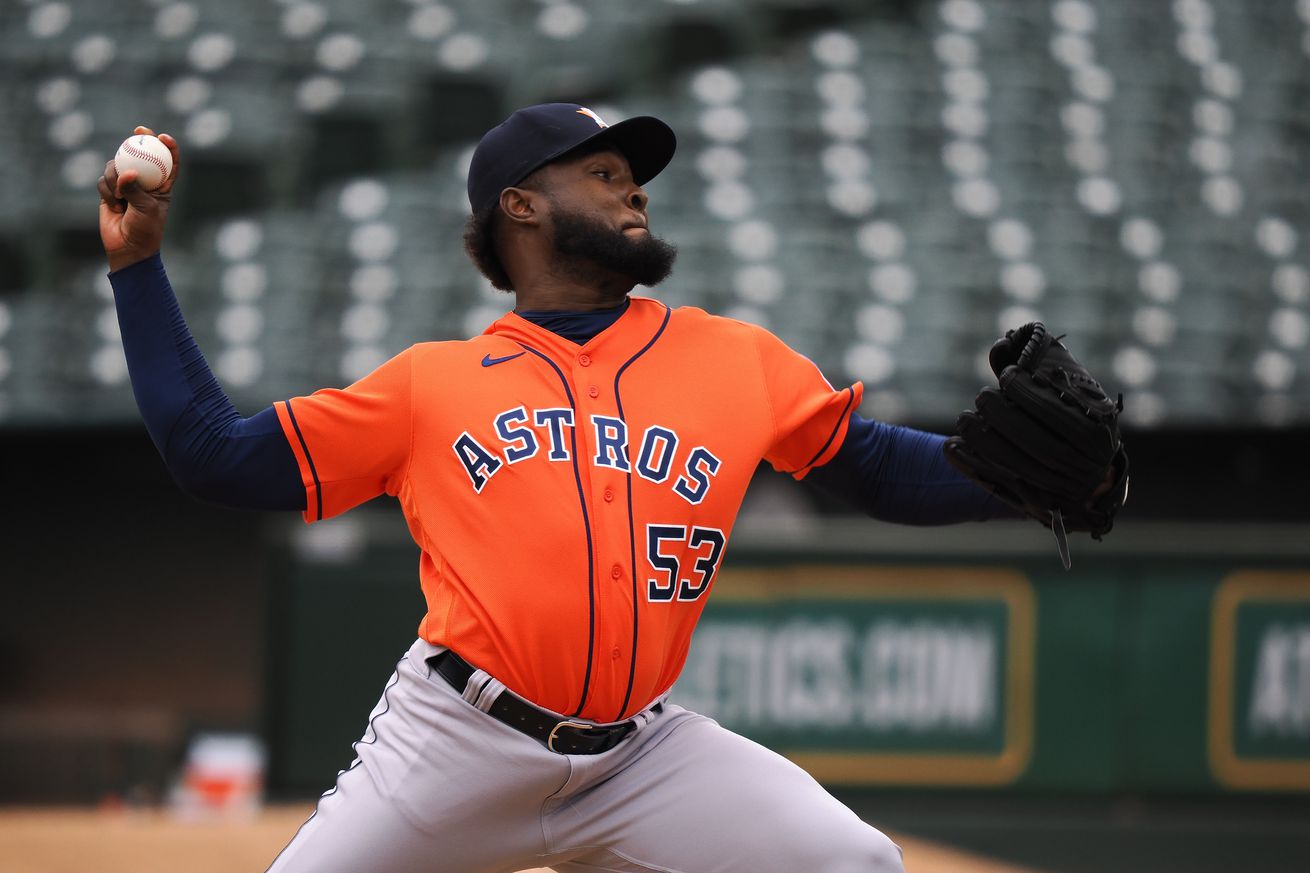 MLB: Houston Astros at Oakland Athletics