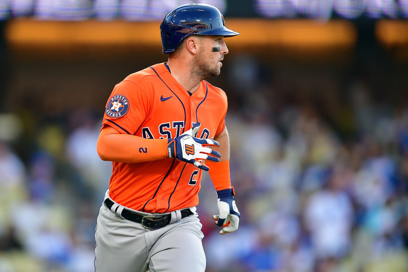 MLB: Houston Astros at Los Angeles Dodgers