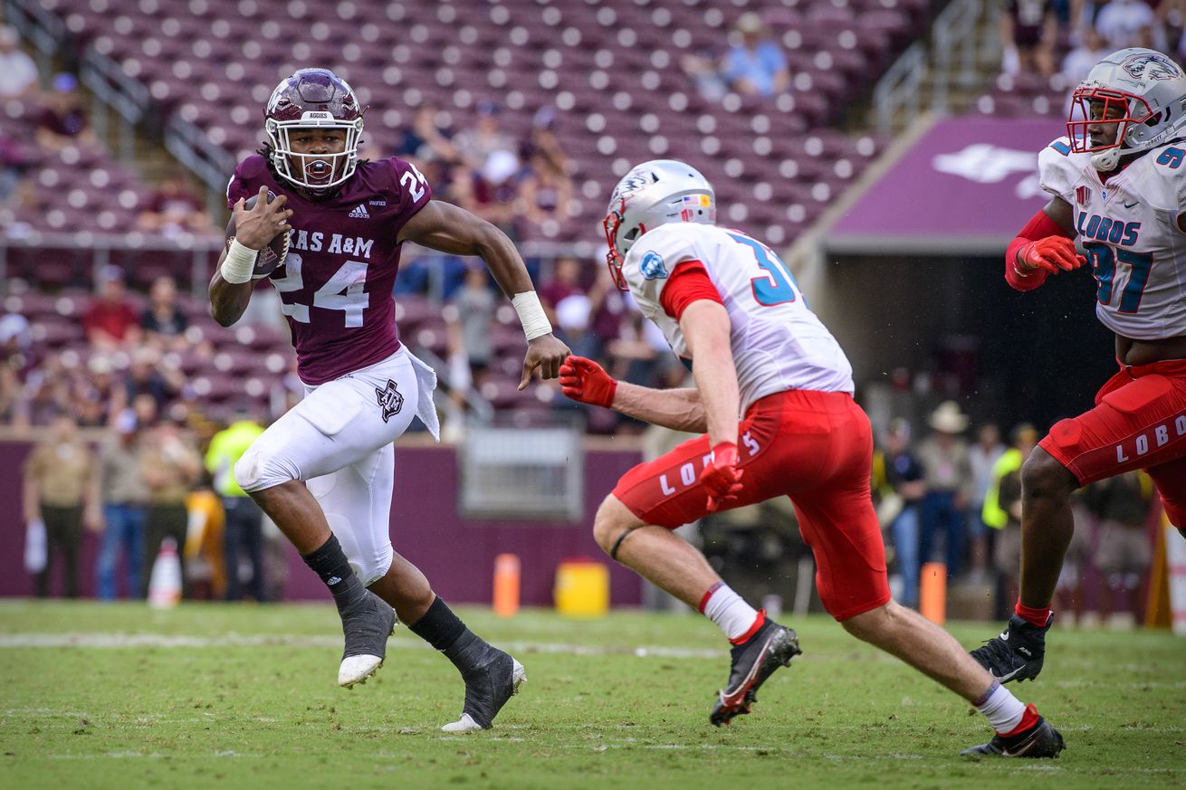 NCAA Football: New Mexico at Texas A&M