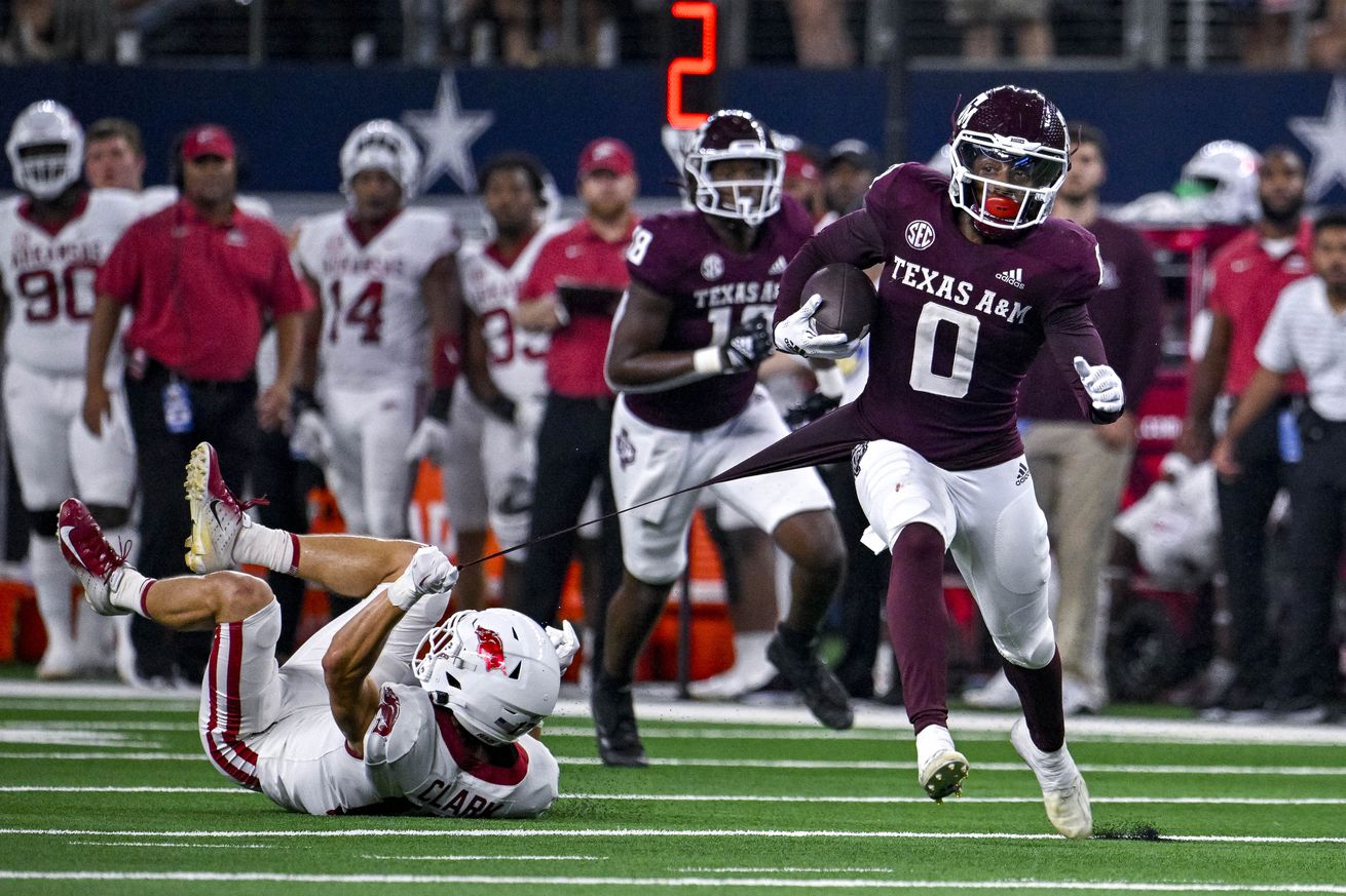 NCAA Football: Arkansas at Texas A&M