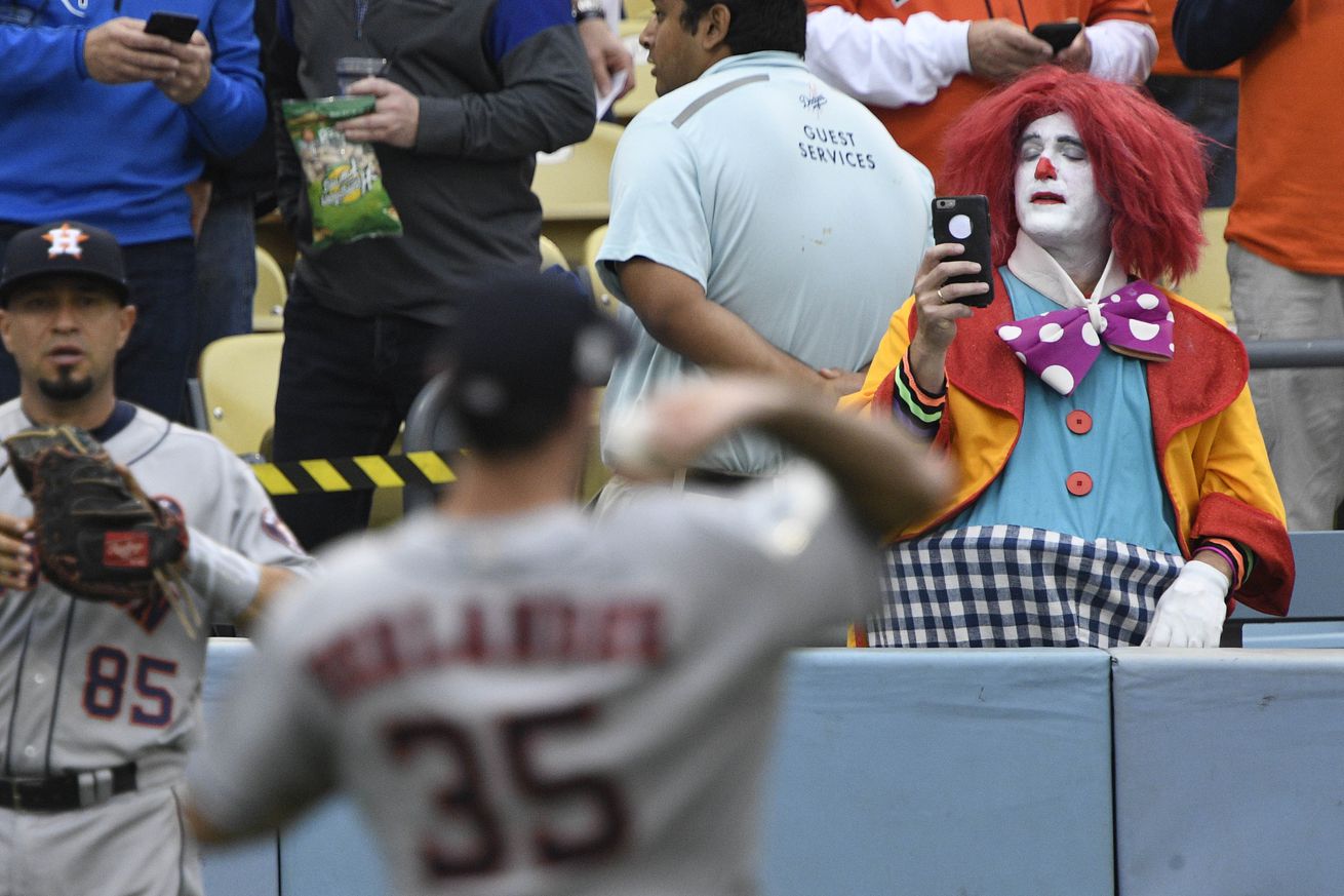 MLB: World Series-Houston Astros at Los Angeles Dodgers