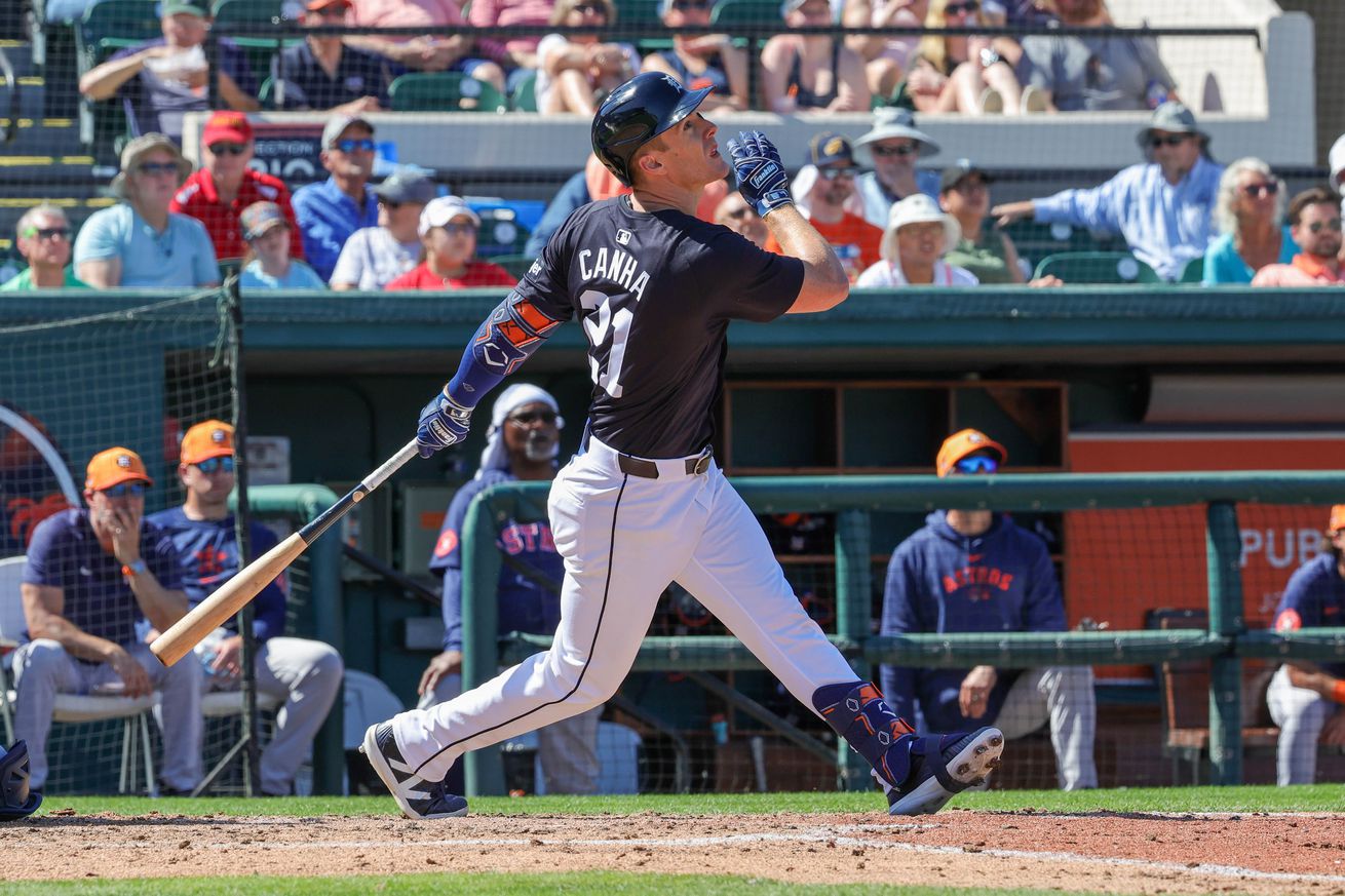 MLB: Spring Training-Houston Astros at Detroit Tigers