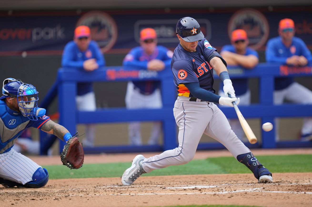 MLB: Spring Training-Houston Astros at New York Mets