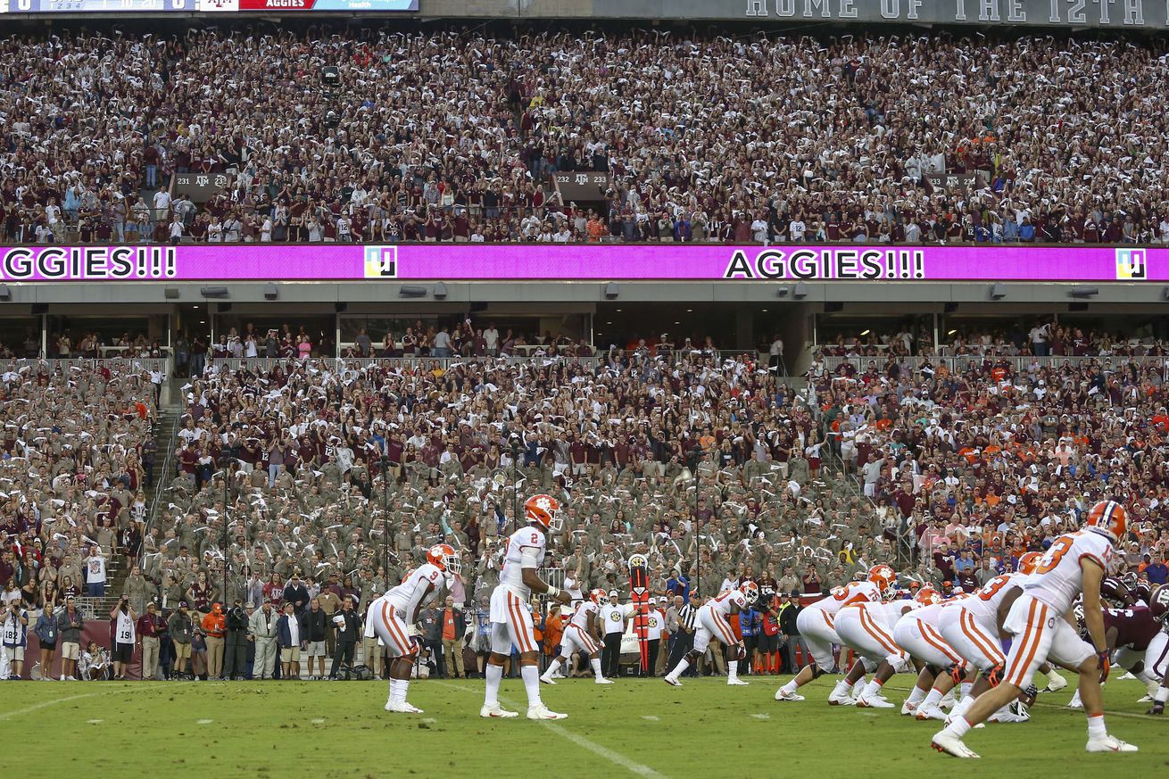 NCAA Football: Clemson at Texas A&M