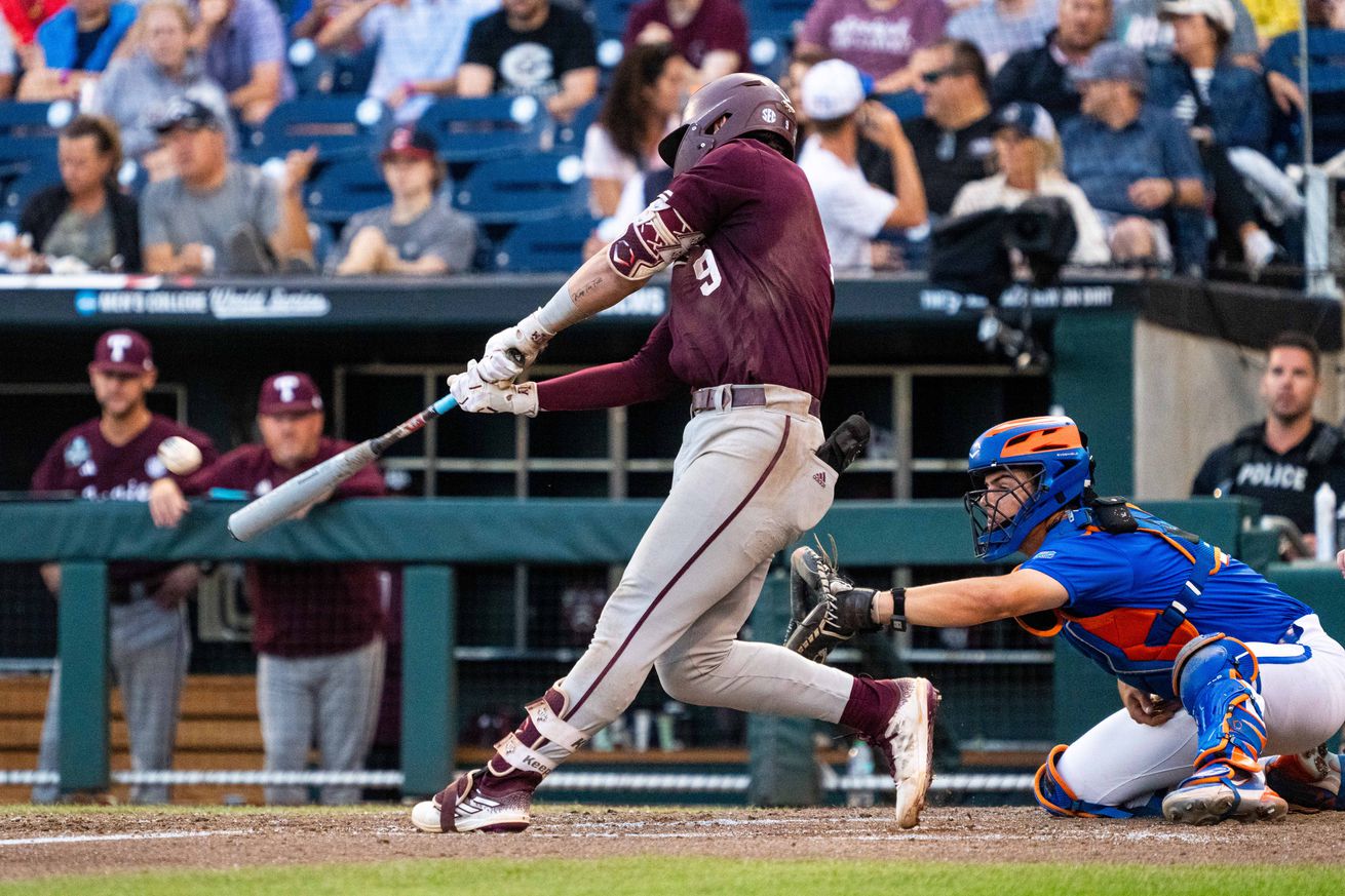 NCAA Baseball: College World Series-Florida v Texas A&M