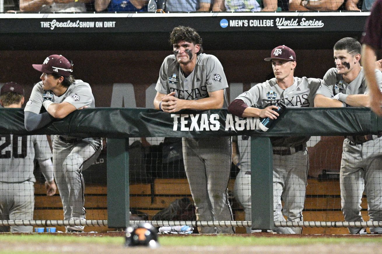 NCAA Baseball: College World Series-Tennessee v Texas A&M