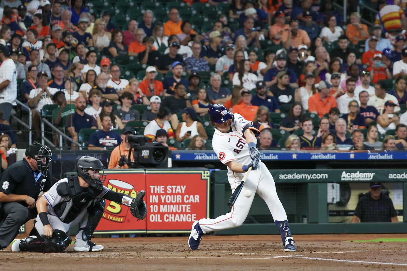 MLB: Colorado Rockies at Houston Astros