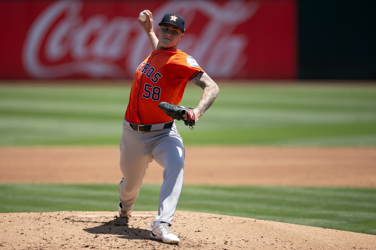 MLB: Houston Astros at Oakland Athletics