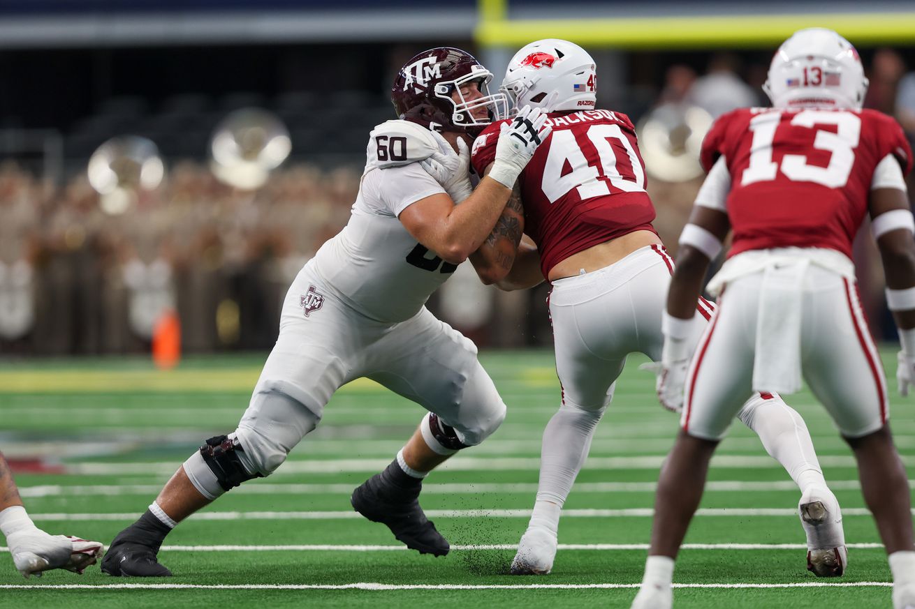 COLLEGE FOOTBALL: SEP 30 Southwest Classic - Texas A&M vs Arkansas