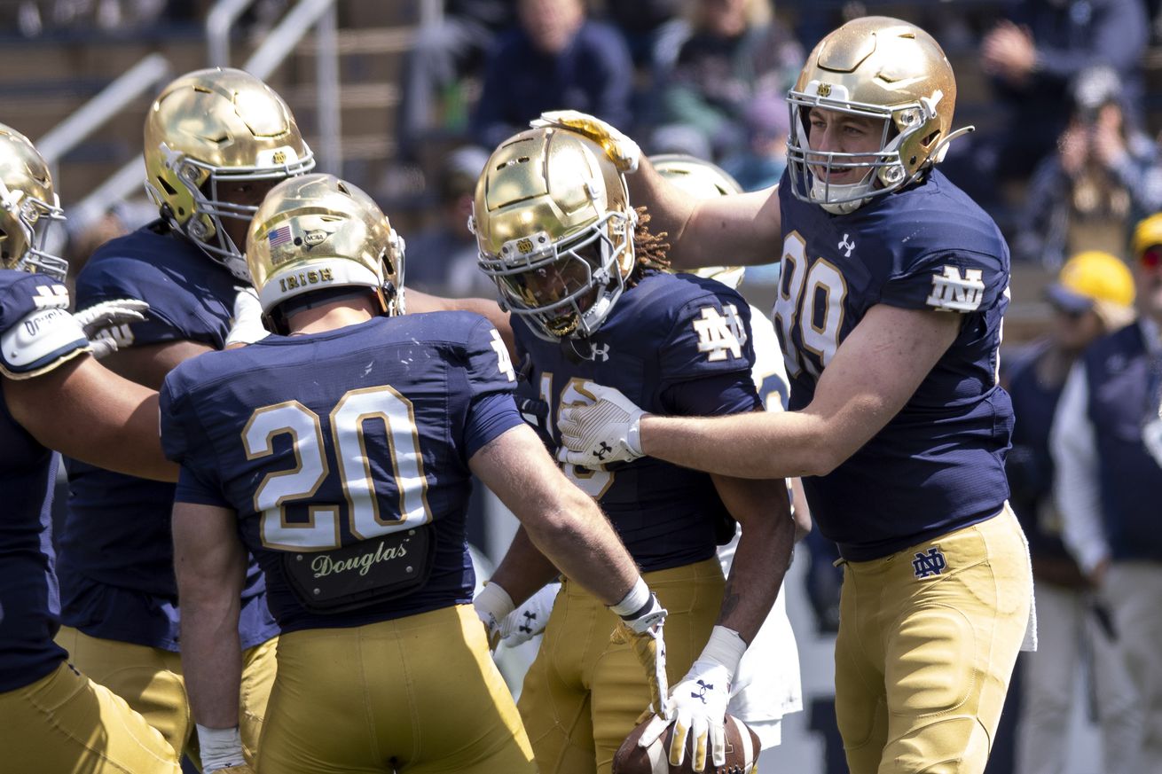 COLLEGE FOOTBALL: APR 20 Notre Dame Spring Game