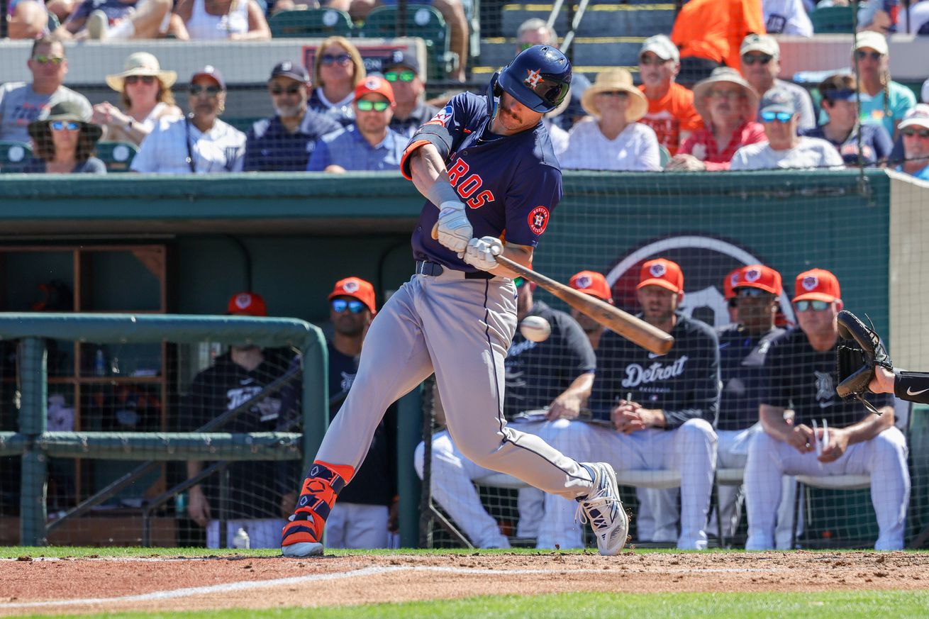 MLB: Spring Training-Houston Astros at Detroit Tigers