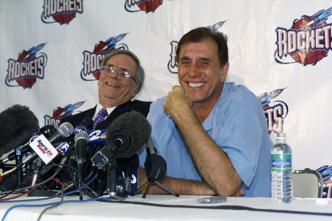 Rudy Tomjanovich and Carroll Dawson