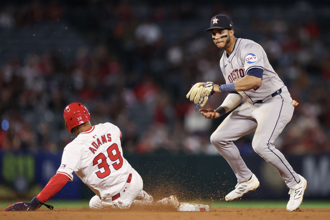 Houston Astros v Los Angeles Angels