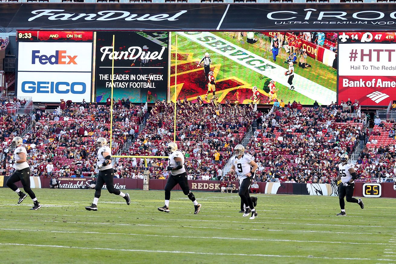 New Orleans Saints v Washington Redskins