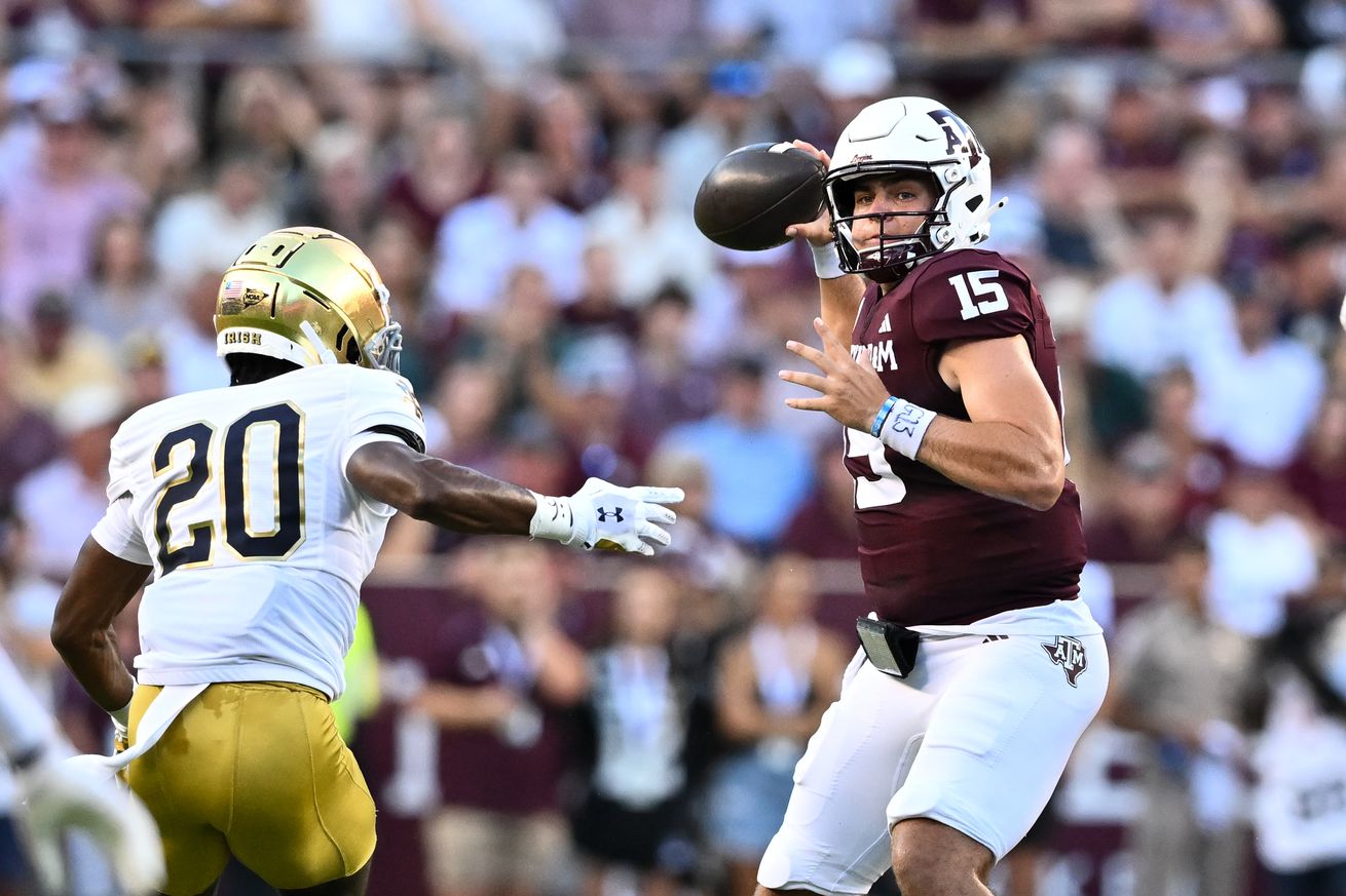 NCAA Football: Notre Dame at Texas A&M