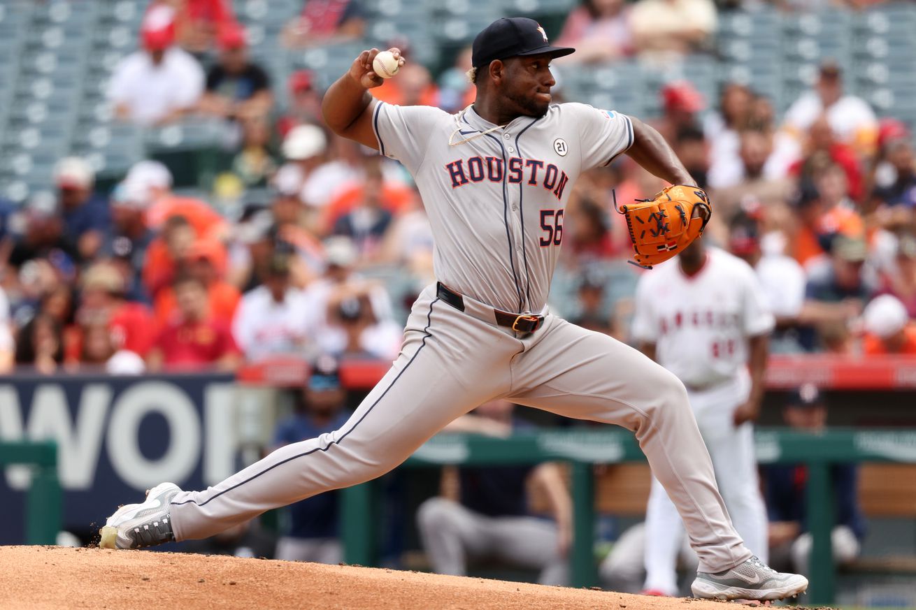 MLB: Houston Astros at Los Angeles Angels