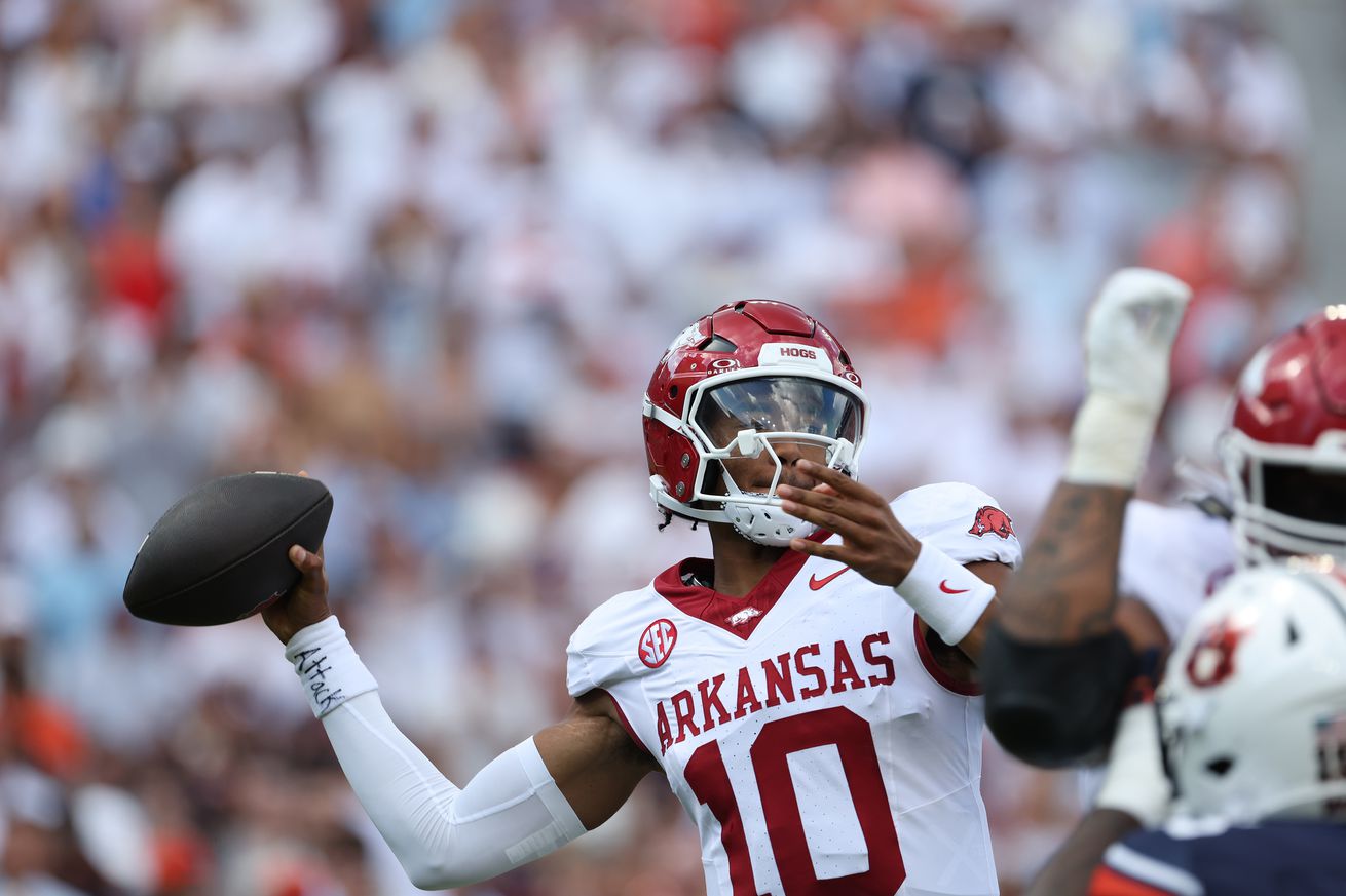 NCAA Football: Arkansas at Auburn