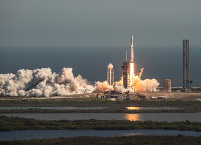 Launch Of The NASA Probe Europa Clipper To Jupiter