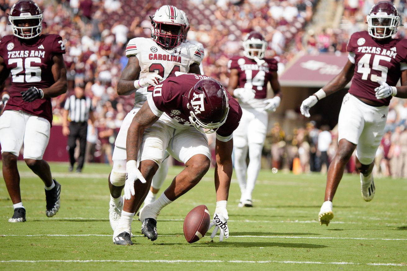 NCAA Football: South Carolina at Texas A&M