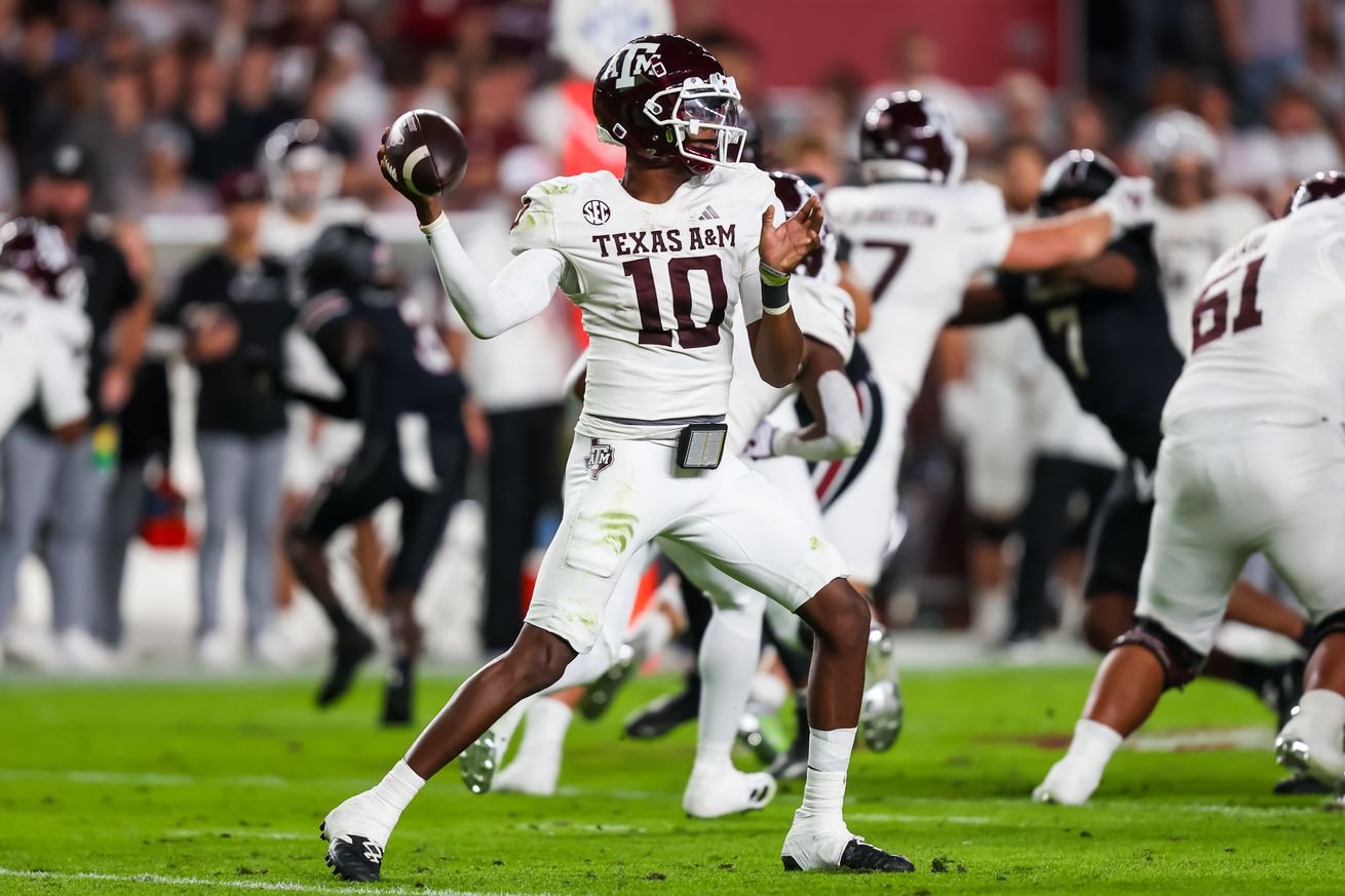 NCAA Football: Texas A&M at South Carolina