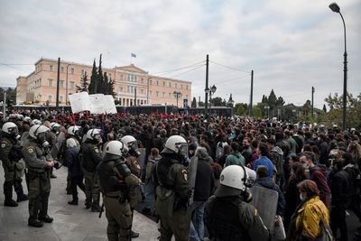 GREECE-HISTORY-UNREST-DEMONSTRATION