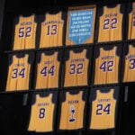 Los Angeles Lakers retired jerseys