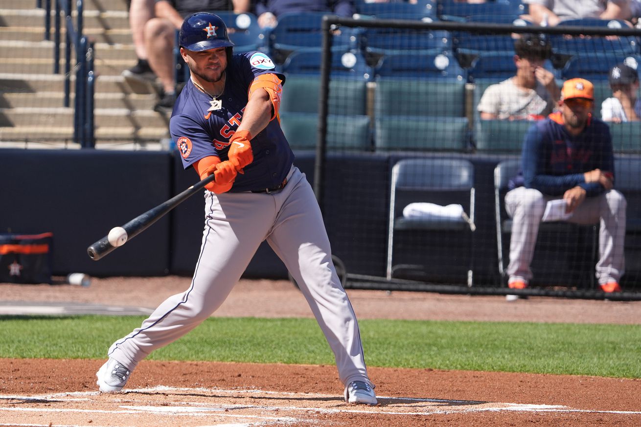 MLB: Spring Training-Houston Astros at New York Yankees