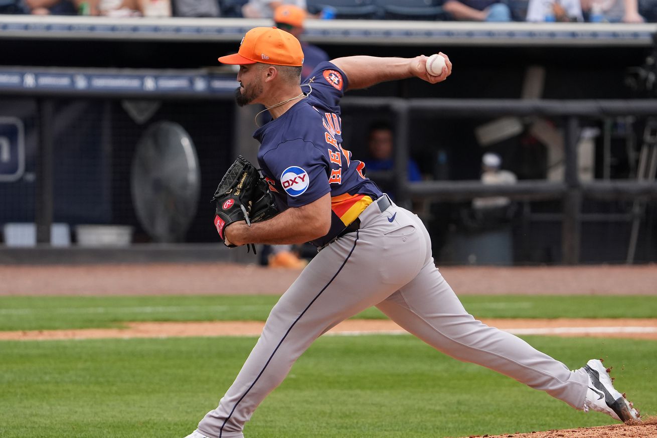 MLB: Spring Training-Houston Astros at New York Yankees