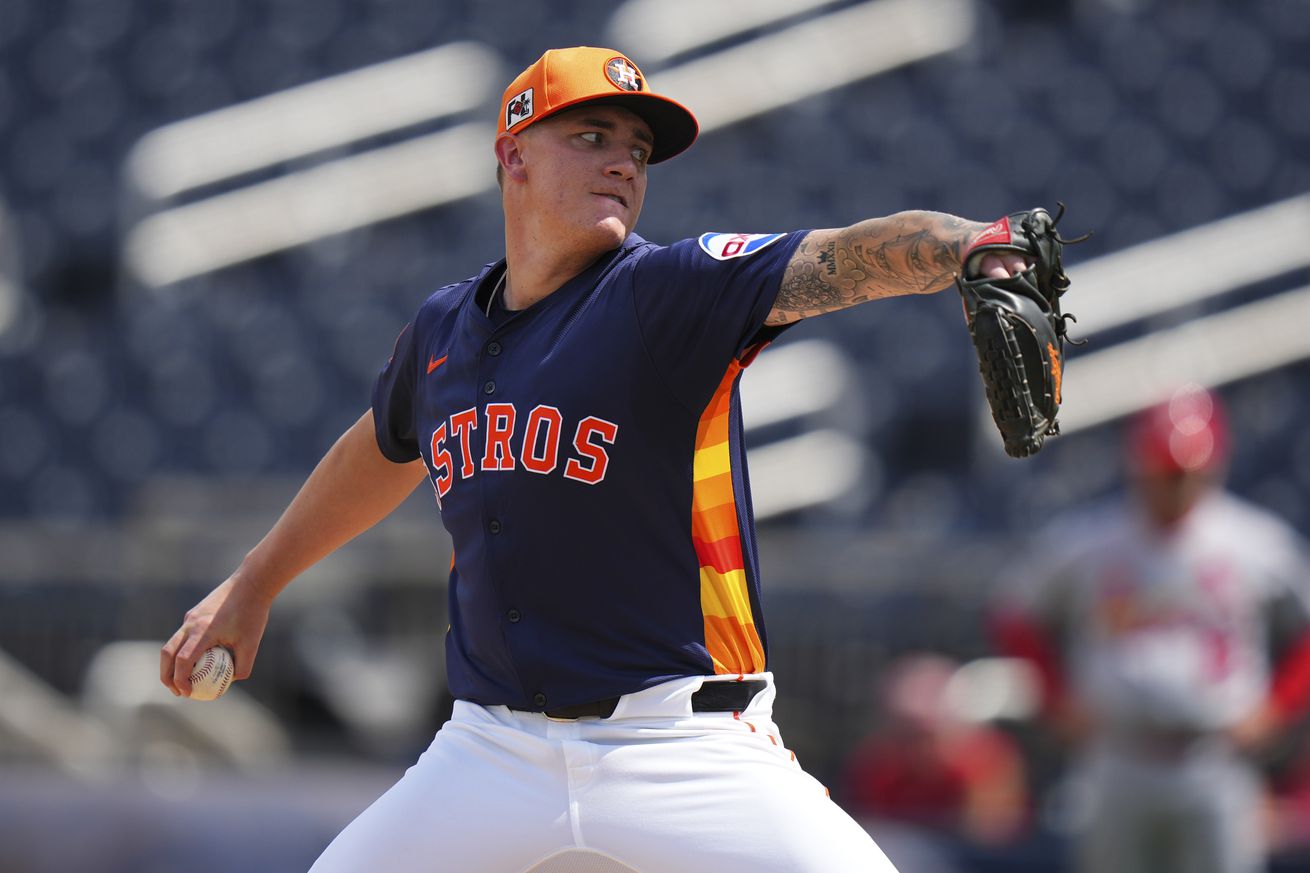 MLB: Spring Training-St. Louis Cardinals at Houston Astros