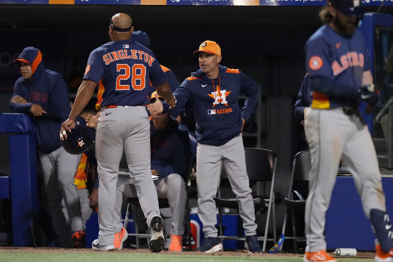 MLB: Spring Training-Houston Astros at New York Mets