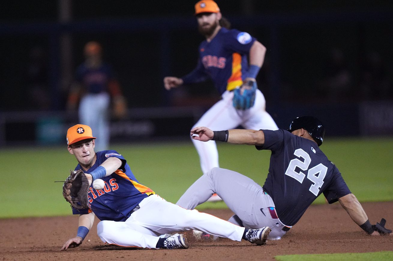 MLB: Spring Training-New York Yankees at Houston Astros