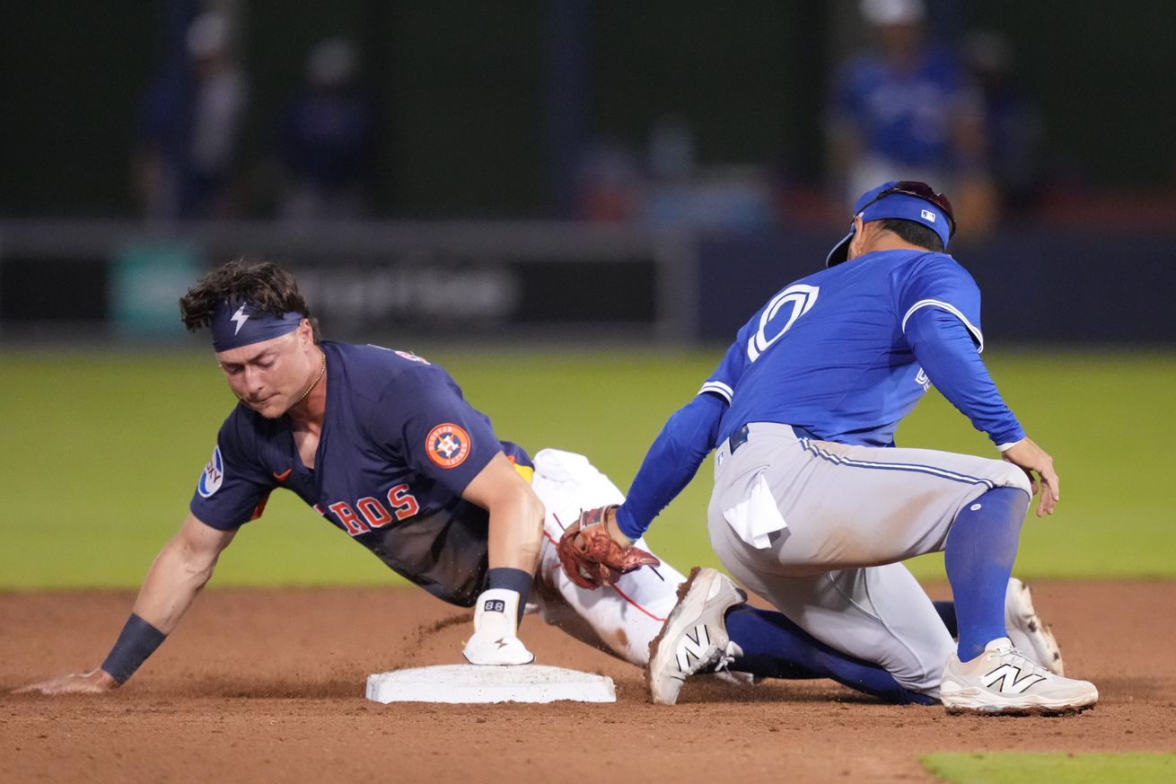 MLB: Spring Training-Toronto Blue Jays at Houston Astros