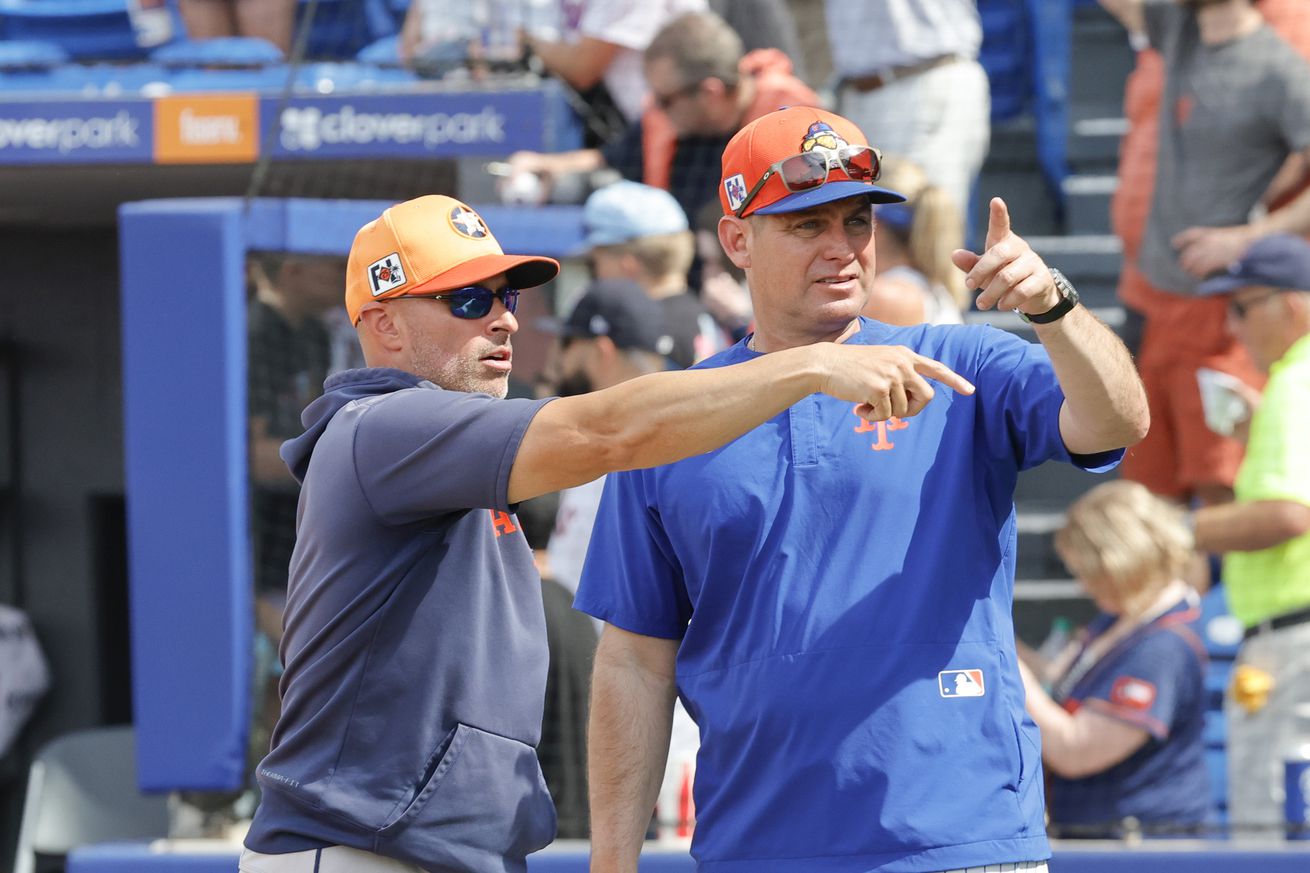 MLB: Spring Training-Houston Astros at New York Mets